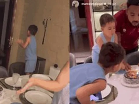 Đáng yêu: Xuân Son mở cửa về nhà, chào đón anh là tràng pháo tay từ các con và màn tổ chức sinh nhật muộn cực ấm áp