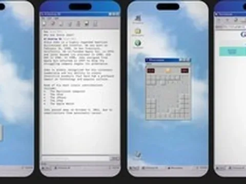 Gửi AI về năm 1998, một lập trình viên tạo ra Windows 98 "biết nói", có cả dial-up và Minesweeper