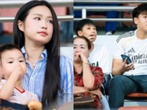 Hai em trai cực phẩm của Doãn Hải My đổ bộ khán đài cổ vũ Đoàn Văn Hậu, thái độ nhà vợ đã rõ giữa drama