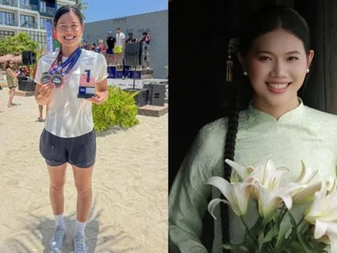 Ánh Viên khoe chân dài thẳng tắp, mặt mộc vẫn chiếm spotlight, khuấy đảo Maldives