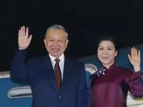 Tổng Bí thư, Chủ tịch nước Tô Lâm và Phu nhân lên đường thăm cấp Nhà nước tới Trung Quốc