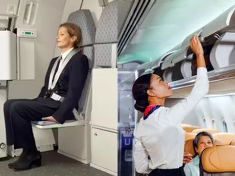 Vì sao tiếp viên hàng không luôn ngồi đè lên tay khi máy bay cất và hạ cánh?