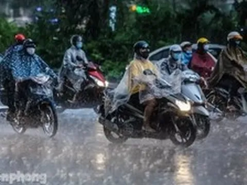 Miền Bắc tiếp tục mưa dông