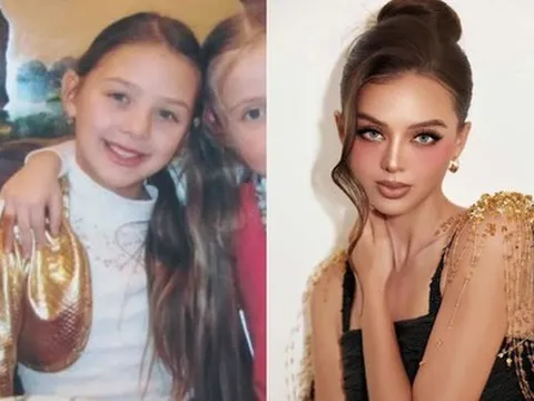 Bỏ quên sàn catwalk để tập trung làm mẹ bỉm, nhan sắc vợ mẫu Tây của Bùi Tiến Dũng qua ảnh thơ ấu vẫn khiến fan "ngả mũ"