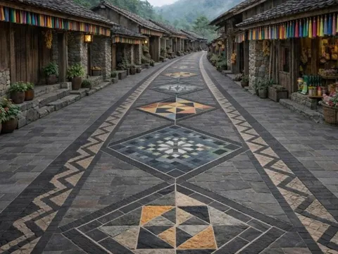 Tại sao tranh cãi Lô Lô Chải lát đá đường nội thôn?