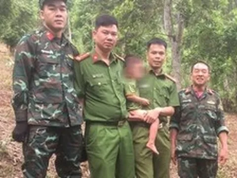 Cháu bé 3 tuổi được tìm thấy một mình trong rừng sau 18 giờ mất tích