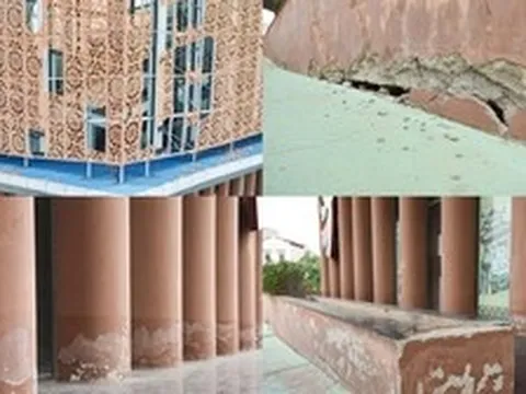 Cảnh xập xệ, nhếch nhác tại Nhà hát Dân ca quan họ Bắc Ninh