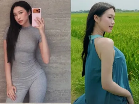 Vừa bị soi diện váy rộng khéo che vòng 2 "lùm lùm", Doãn Hải My diện ngay đồ bó sát, khoe body nuột nà, vòng 2 phẳng lì gây chú ý