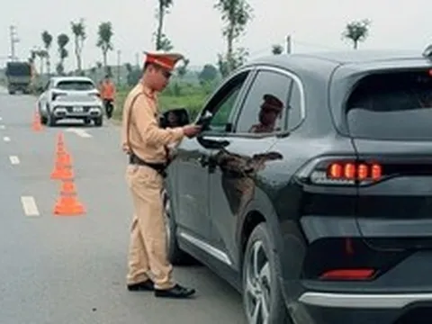 Hơn 2.100 tài xế vi phạm nồng độ cồn bị xử phạt trong ngày nghỉ lễ 30/4