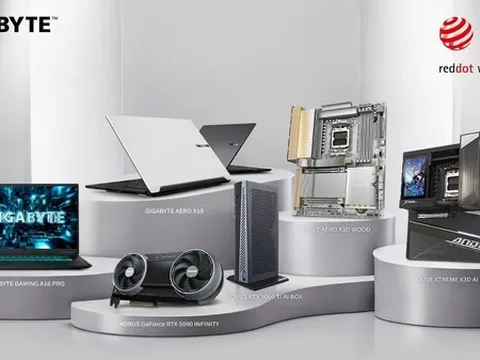 GIGABYTE giành Giải thưởng Thiết kế Red Dot cho dòng sản phẩm AI