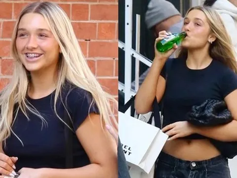 Có ai nhận ra đây là tiểu thư Harper nhà Beckham không, visual "cam thường" sao khác trên mạng thế?