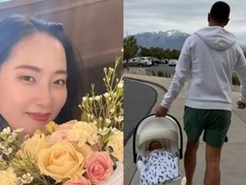 Siêu mẫu Hye Park khoe "thiên thần nhỏ" thứ hai