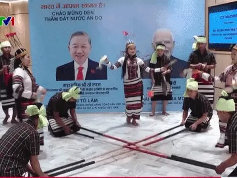 Điệu múa sạp của Ấn Độ chào đón Tổng Bí thư, Chủ tịch nước Tô Lâm