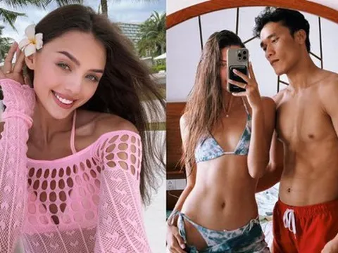 “Búp bê sống” Ukraine cao 1m73 khoe chân dài thẳng tắp trên bãi biển cùng "thủ môn quốc dân" ĐT Việt Nam, vóc dáng nóng bỏng đón hè