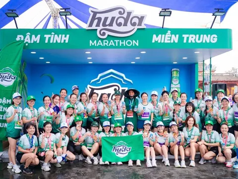 Carlsberg Việt Nam 'thắp sáng' đường chạy VnExpress Marathon Huế 2026
