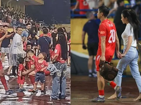 Phan Văn Đức nắm tay cô chủ khách sạn Võ Nhật Linh ăn mừng vô địch, Chu Thanh Huyền xuất hiện vài giây vẫn hot
