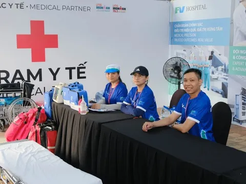 Bệnh viện FV tạo lá chắn y tế cho hàng nghìn VĐV Ironman 70.3