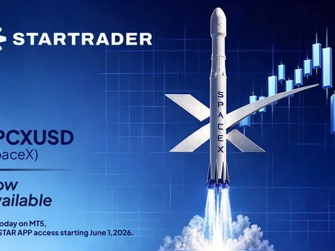 STARTRADER ra mắt SPCXUSD, mang đến cơ hội tiếp cận SpaceX trước thềm IPO được kỳ vọng.