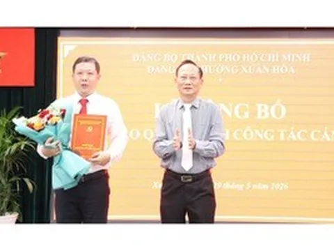 TPHCM: Phường Xuân Hòa kiện toàn nhân sự, tri ân lực lượng người hoạt động không chuyên trách