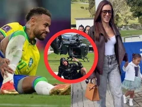 Bạn gái Neymar gây choáng với màn đáp trực thăng đến sân tập tuyển Brazil trước thềm World Cup 2026