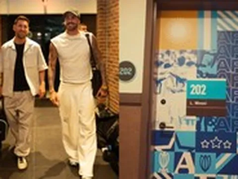 Messi đã tới Mỹ dự World Cup: Phòng ngủ "mật mã 202" của siêu sao Argentina gây sốt