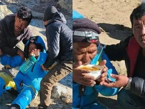 Đang làm đám tang, gia đình nhận tin bố còn sống sau 6 ngày mất tích ở Everest