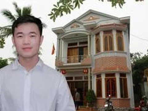 Căn nhà ở quê của Lương Xuân Trường
