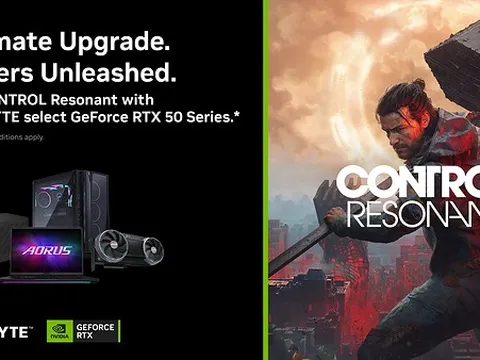 GIGABYTE hợp tác với NVIDIA nâng cao trải nghiệm chơi game với dòng GeForce RTX™ 50 Series và chương trình tặng kèm CONTROL Resonant
