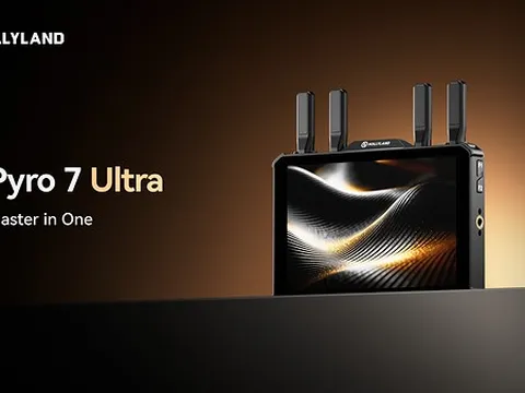 Hollyland ra mắt Pyro 7 Ultra, hệ thống giám sát không dây tất cả trong một dành cho sản xuất phim chuyên nghiệp