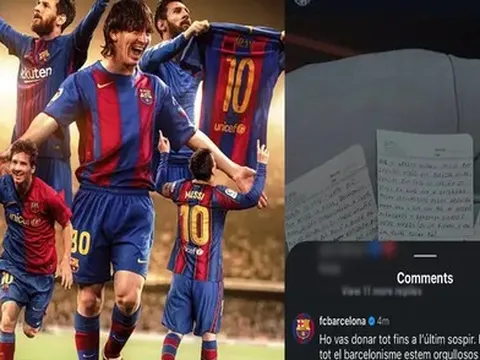 Sau tất cả, Barcelona - đội bóng Messi yêu nhất cuộc đời lại cư xử tệ nhất khi huyền thoại tuyên bố giải nghệ ĐT Quốc gia